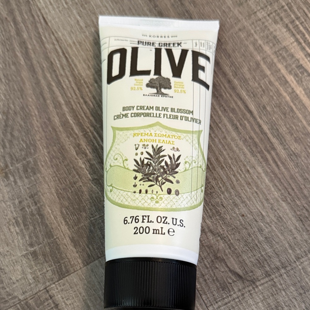 Korres Olive Blossom Body Cream - White and Black